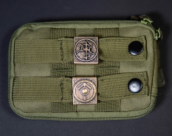 Utensilien-MOLLE-Beutel mit Schlaufenleiste | Cordura EDC Taktischer Organizer | Herausnehmbare Innentasche