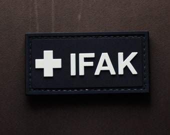 Patch de moral para kit de primeiros socorros | Distintivo tático em PVC | Fixação com velcro | Equipamento de primeiros socorros