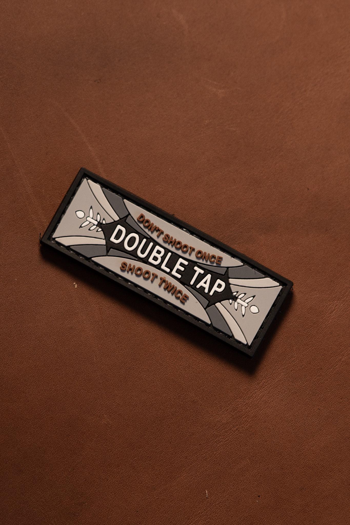 PVC Morale Patch, Double Tap Tactical Patch With Hook Backing - Etsy