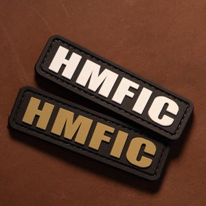 Patch HMFIC PVC Tactical Morale – Hook Backing
