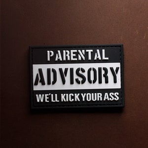 PVC patch tactical morale patch Advice, we&#39;ll kick your ass