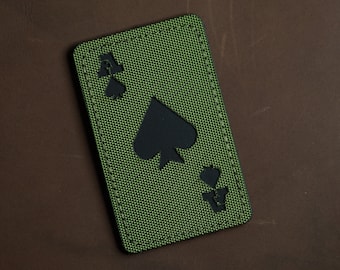 Reflective Patch | Tactical Morale Patch | Ace of Spades | Laser Cut | Hook & Loop