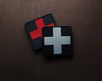PVC tactical morale patch MED cross