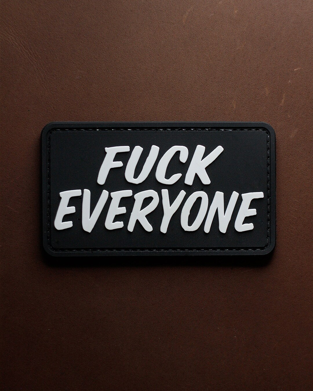 PVC Patch Tactical Morale Patch Velcro Patch Fu Ck Everyone - Etsy