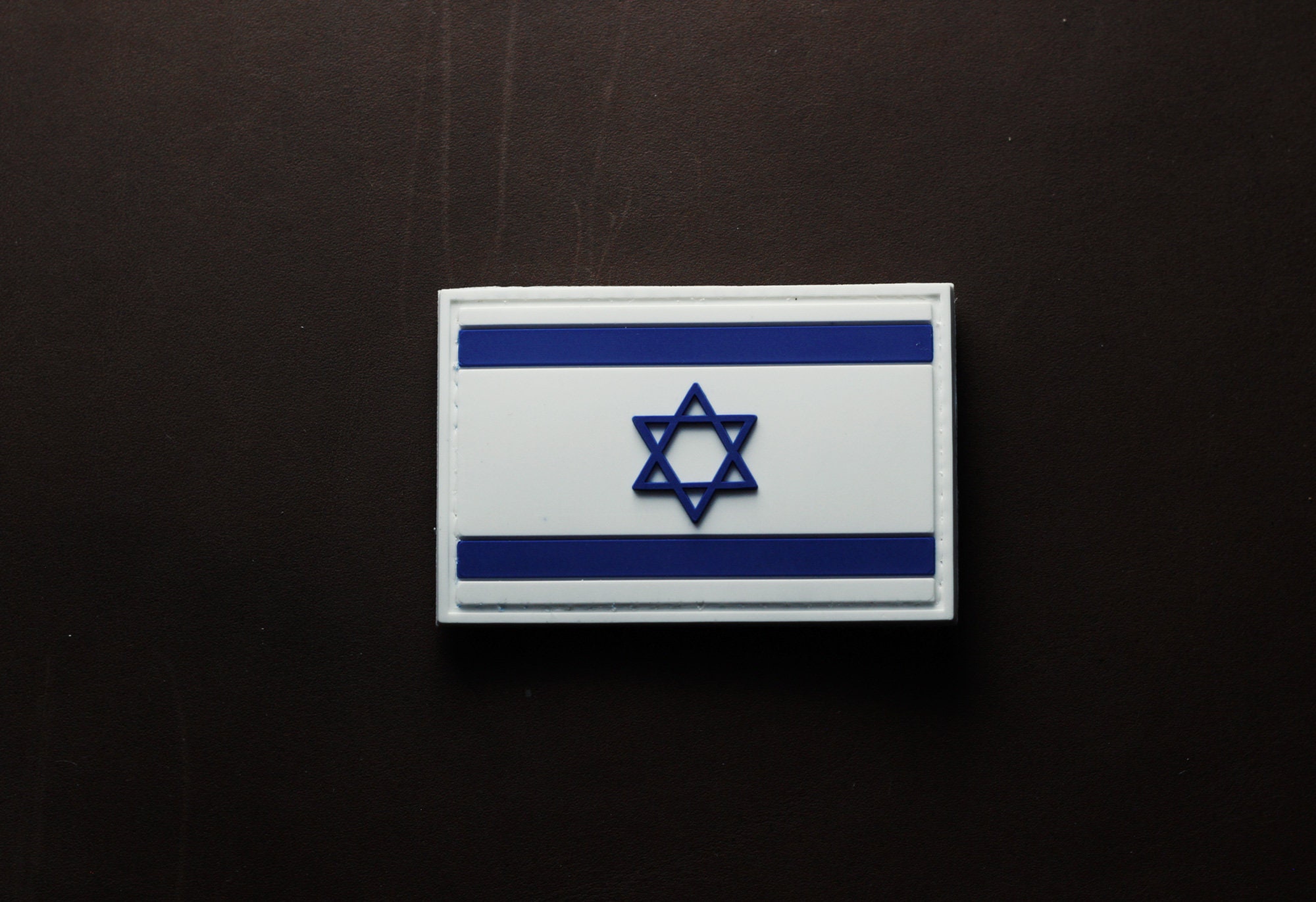 Toppa ricamata con bandiera a forma di cuore di Israele, da applicare con ferro da stiro o da cucire - Italia