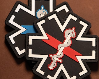 PVC patch tactical morale patch Med, medic. paramedic