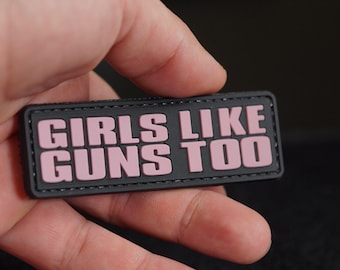 Girls Morale Patch | PVC Tactical Patch | Gear Accessory | Hook Backing