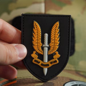 Haken Aufnäher, PVC Patch, Haken Aufnäher, wer sich traut, gewinnt!