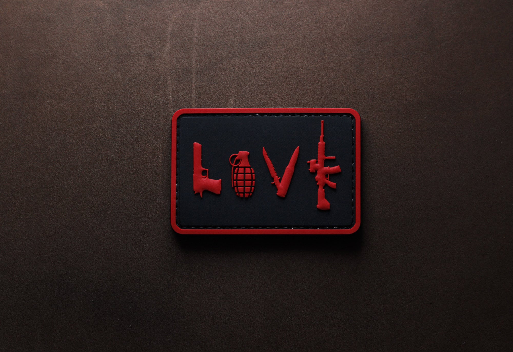PVC Morale Patch LOVE | Tactical Gear Patch | Hook Backing - Etsy