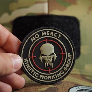 PVC patch tactical morale patch no mercy kinetic working group