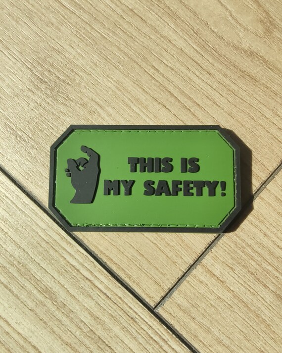 PVC Patch Tactical Morale Patch Velcro Patch This is My Safety Etsy