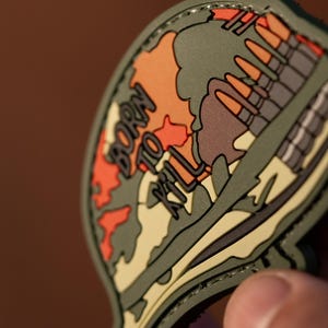 PVC patch Born to Kill | Tactical Morale Patch – Hook Backing