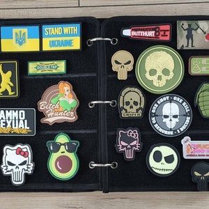 Loop book for patches