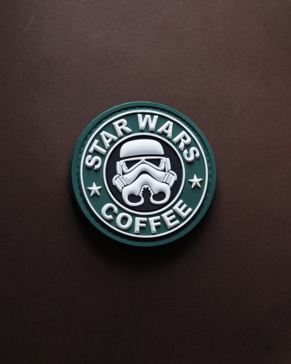 PVC patch, tactical morale patch star wars coffee