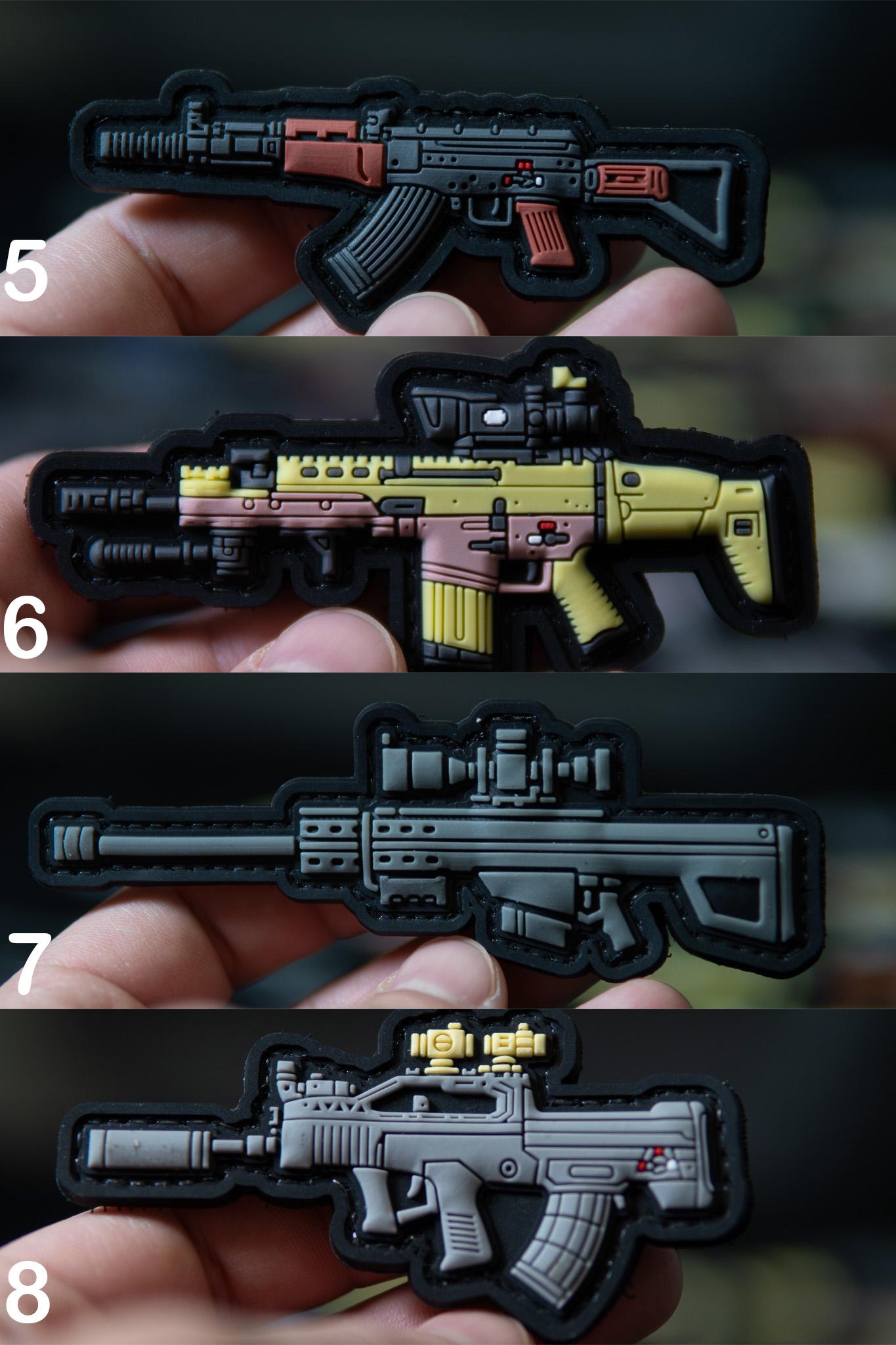 Patch Gun 3D PVC Tactical Morale Patch – Hook Backing - Etsy