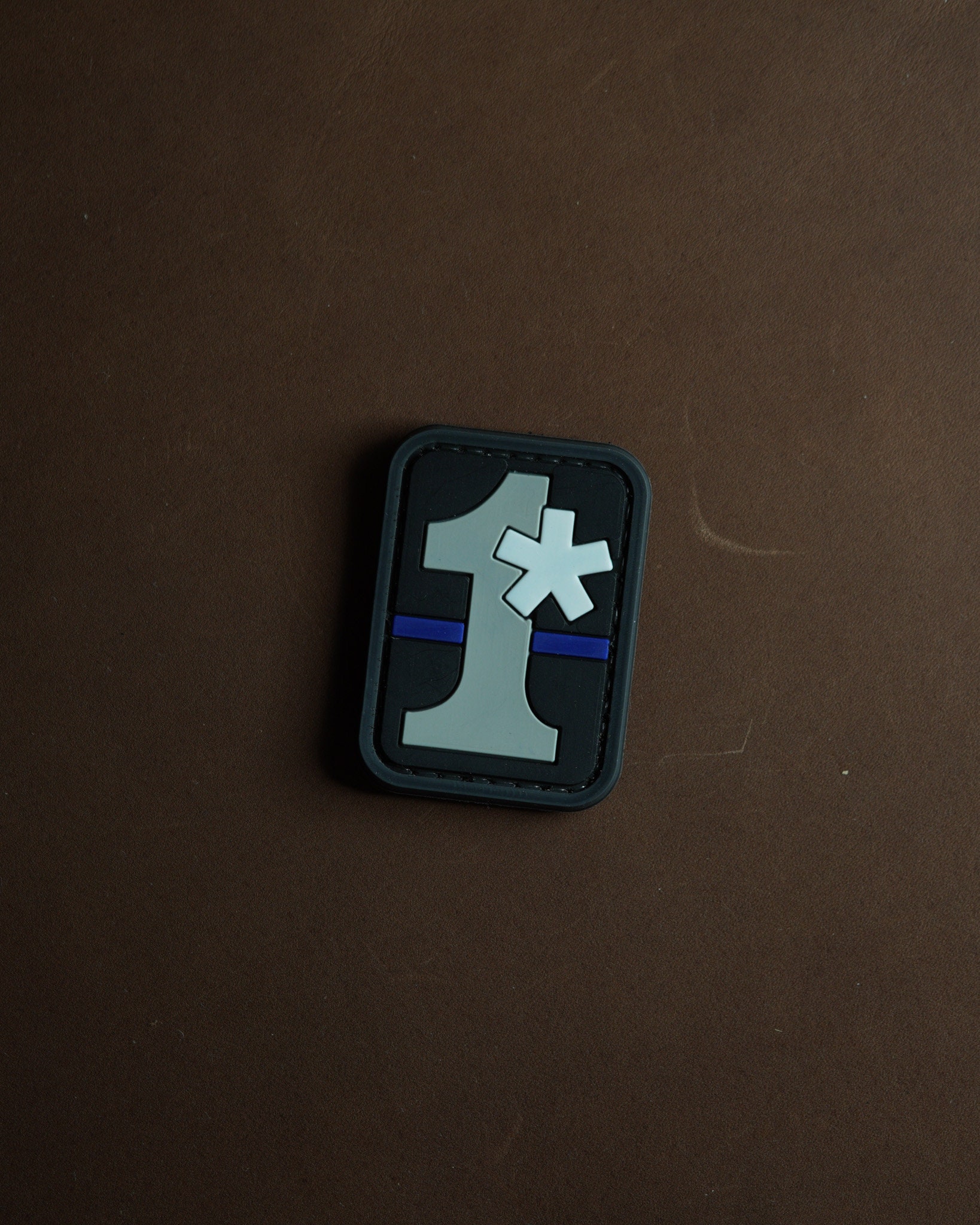 PVC Morale Patch | Number 1 | Small Tactical Gear Patch | Hook Backing ...