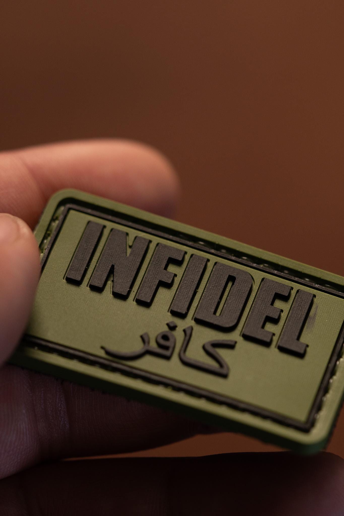 Infidel PVC Morale Patch | Tactical Gear Patch | Hook Backing - Etsy