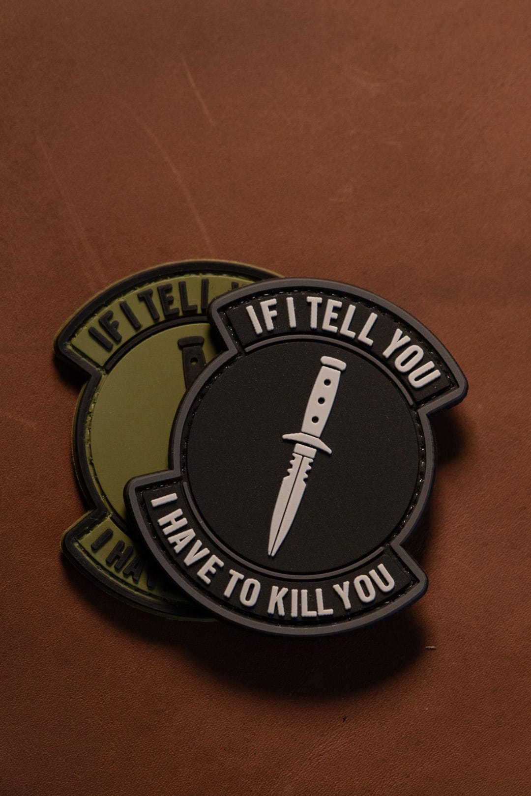 Patch If I Tell You PVC Tactical Morale Patch – Hook Backing - Etsy