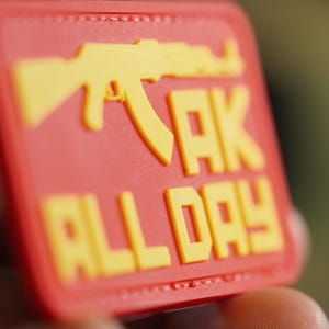 PVC Patch AK all Day taktisches morale Patch