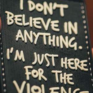 PVC patch tactical morale patch i don't believe in anything
