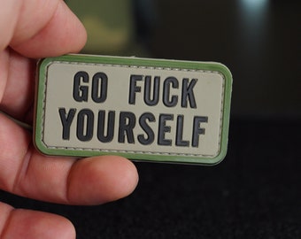 PVC Patch Go F*** Yourself | Tactical Morale Patch – Hook Backing