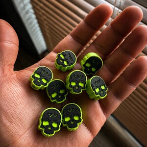PaganEDC Cuenta de calavera, Cuenta de cordón de paracord de PVC para equipo EDC imagen 8