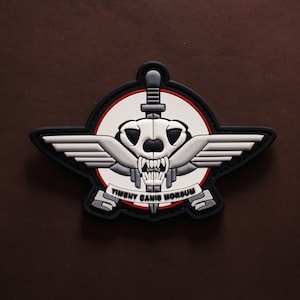 Tactical PVC Morale Patch, Timent Canis Morsum - Hook Backing