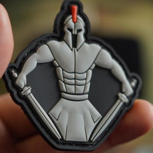 PVC morale patch spartan