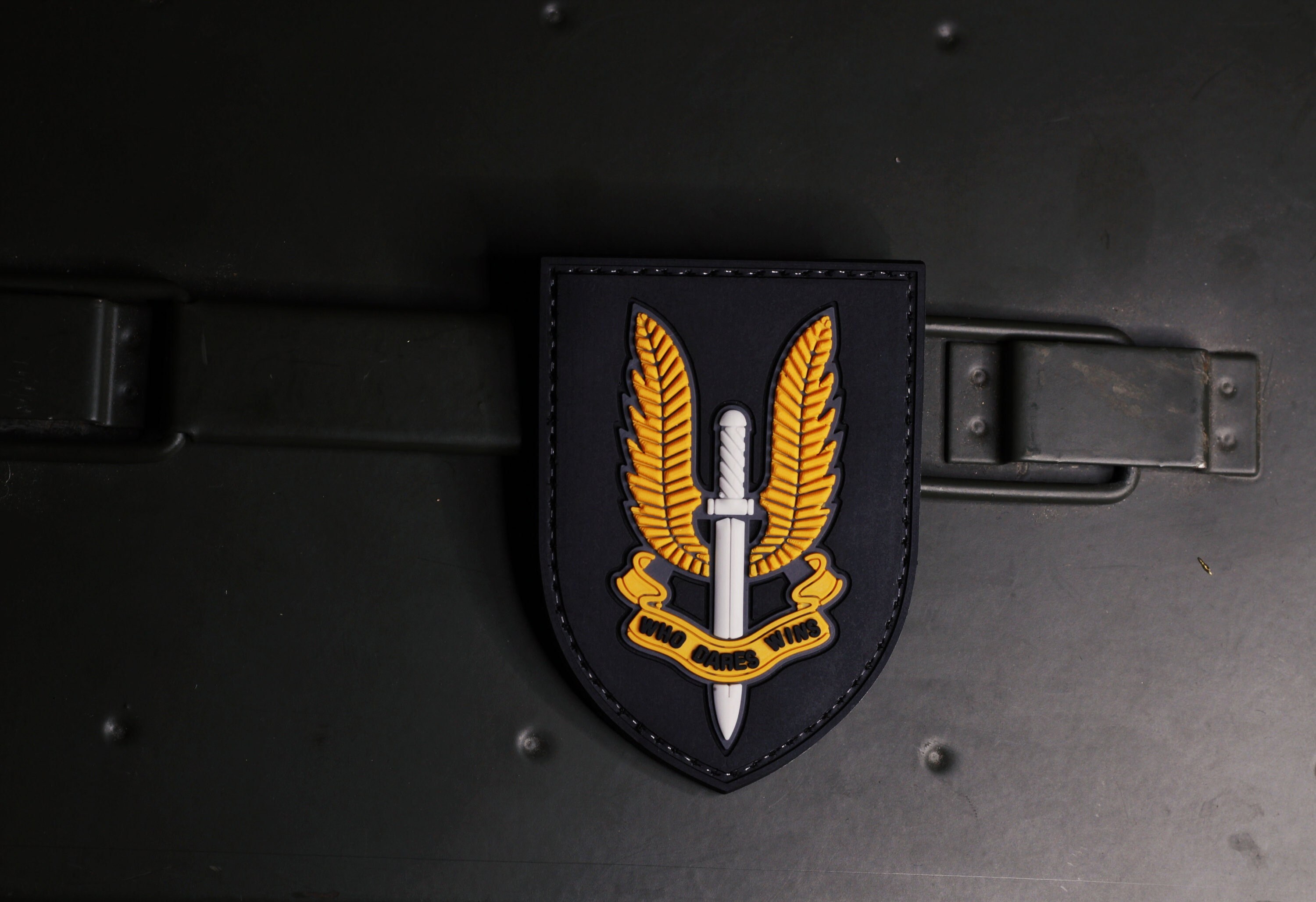 Patched Special Air Service SAS Guerre PVC Soft 3D Tactical Patch Scratch