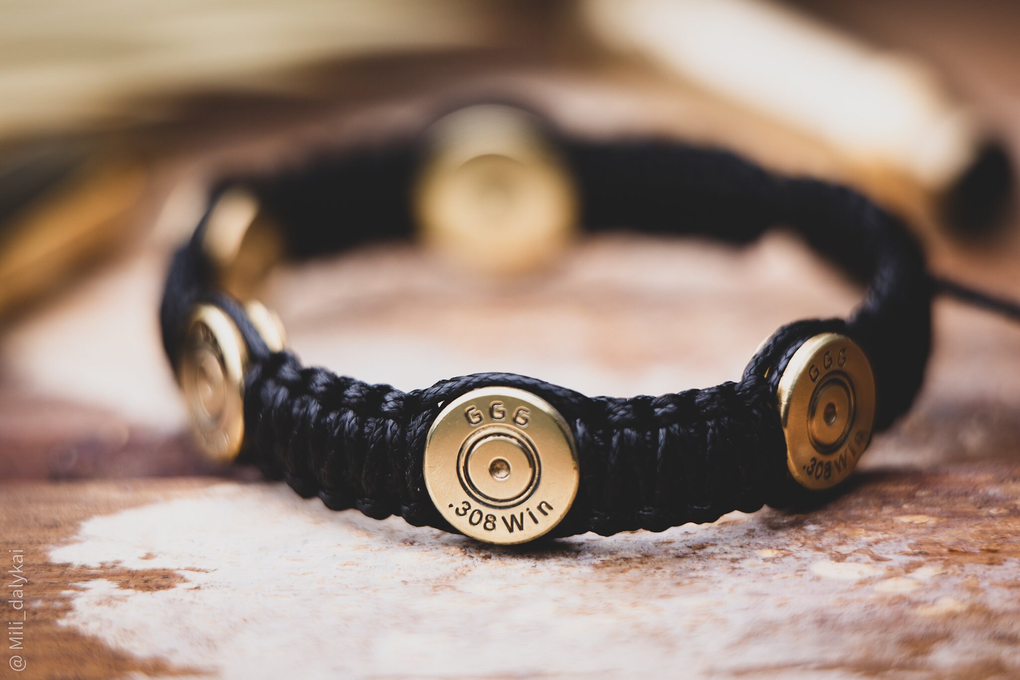9mm Bullet Bracelet