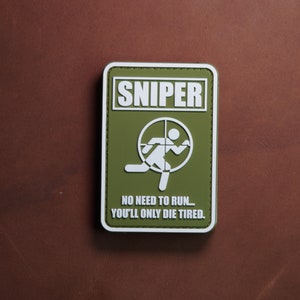PVC patch tactical morale patch, Sniper, no need to run small patch
