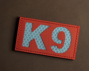 Reflecterende K9-patch: Cordura Tactical Gear (9 x 5 cm)
