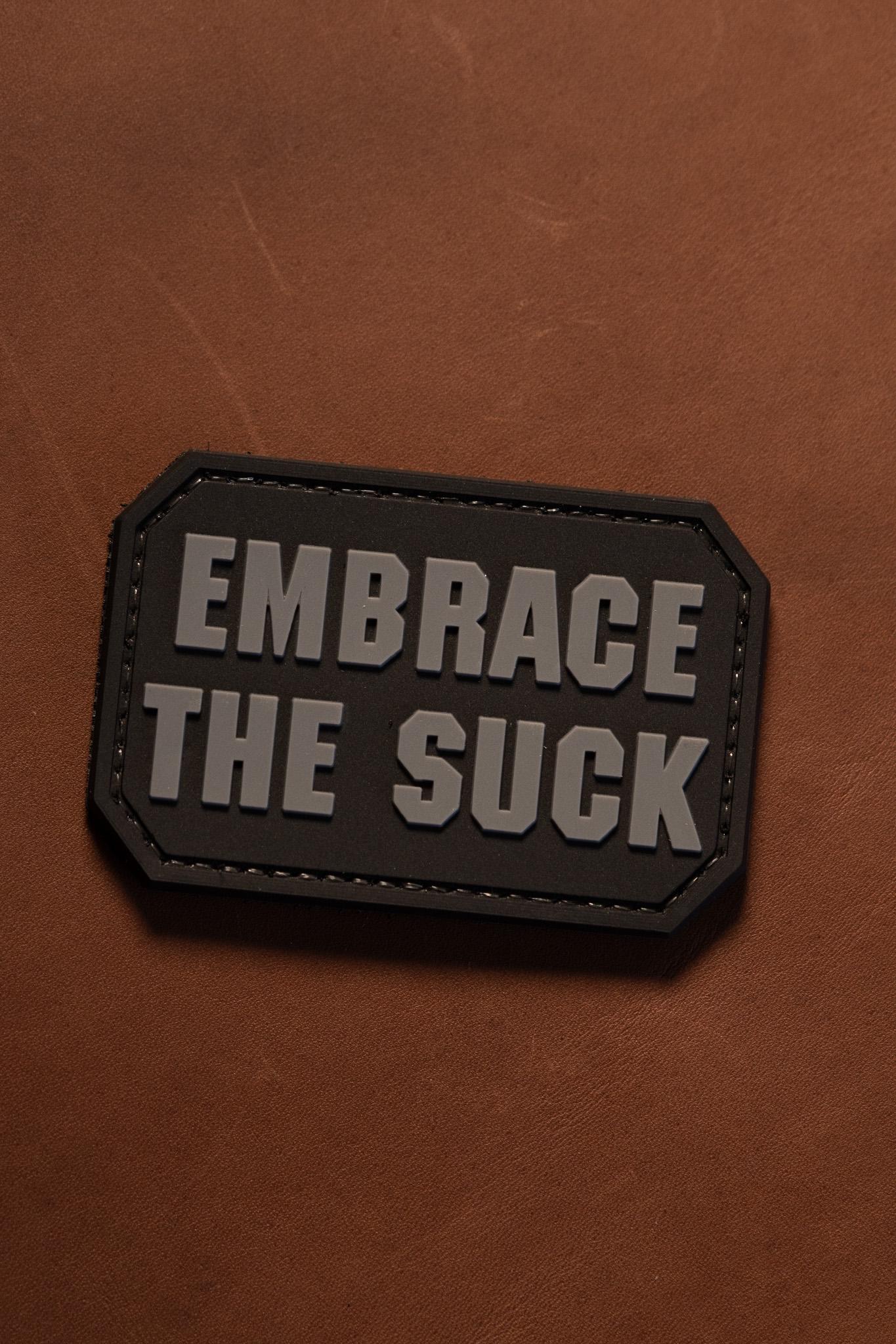 PVC Patch Embrace the Suck Tactical Morale Patch – Hook Backing - Etsy