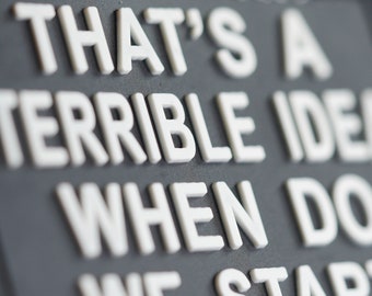 PVC Patch That’s a Terrible Idea Tactical Morale Patch – Hook Backing