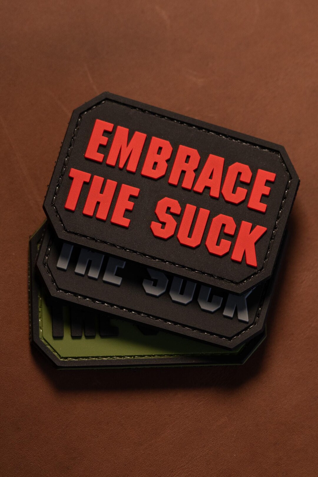 PVC Patch Embrace the Suck Tactical Morale Patch – Hook Backing - Etsy