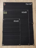 Loop blanket for patches, panel for patches, display product logo