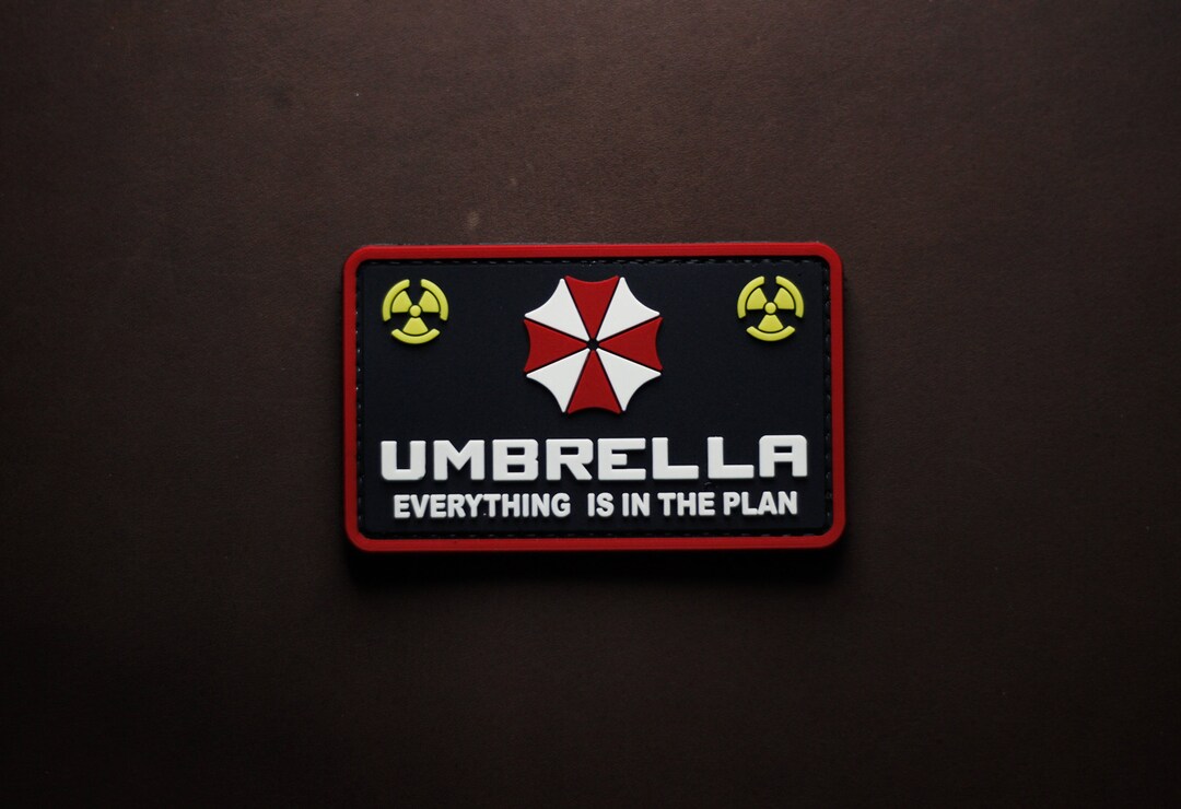 PVC Patch Umbrella, Tactical Morale Patch, Velcro Patch, Hook and Loop