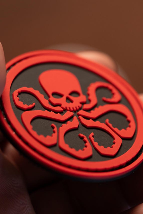 Skull Hydra PVC Patch | Mythic Tactical Emblem, Hook Backing