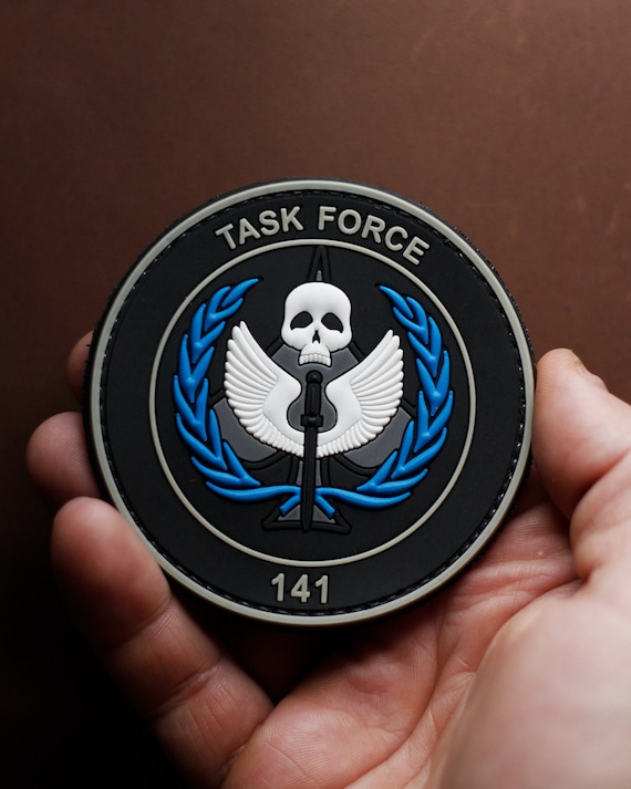 US MARSHAL PVC Patch パッチ TASK FORCE ブルー PVC Morale Patch | Task Force | Tactical Gear Patch | Hook Backing