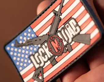 Patch Lock N Loaded PVC Tactical Morale Patch – Hook Backing