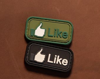 Patch Like PVC Tactical Morale Patch – Hook Backing