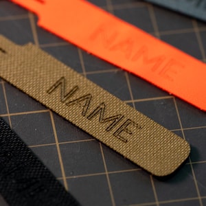 4pcs Personalized Laser Cut Zipper Pulls – Custom Name Zipper Tags for Backpacks, Jackets, Luggage, Outdoor Gear