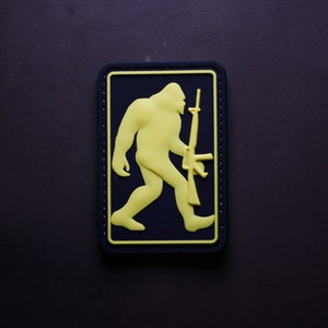 PVC patch tactical morale patch bigfoot