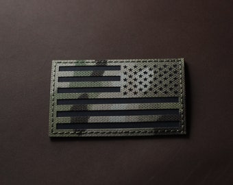 Patch Amerikaanse vlag: lasergesneden tactische moraalpatch