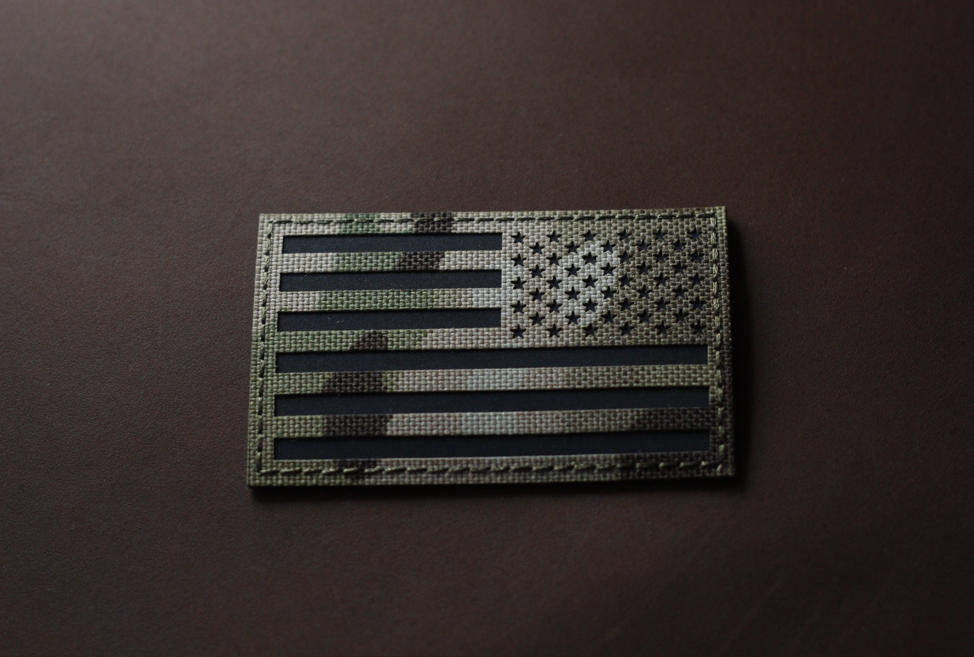 Toppa Bandiera USA Ricamata A Strappo (hook & Loop) – Prodotta In USA – Militare/Patriottica - Foto 5