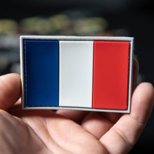 PVC patch morale patch France Flag