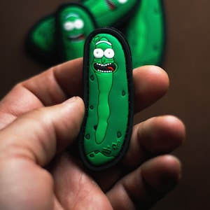 PVC-patch tactische moraalpatch patch rick the augurk, patch in beperkte oplage, je hebt geprobeerd, meme-patch