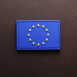 PVC tactical morale patch EU, Europe union flag, EU flag