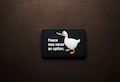 PVC Morale Tactical Patch Duck : Peace Was Never An Option, Hook and Loop product logo