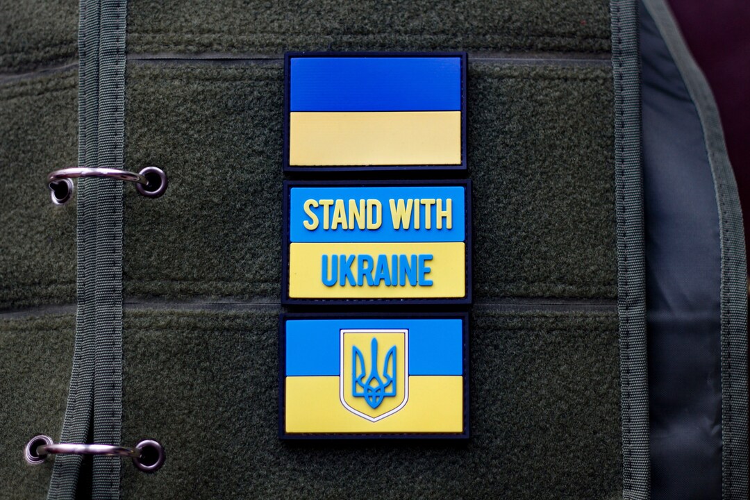 PVC Patch Tactical Morale Patch UA, Stand With Ukraine, UA Coat of Arms
